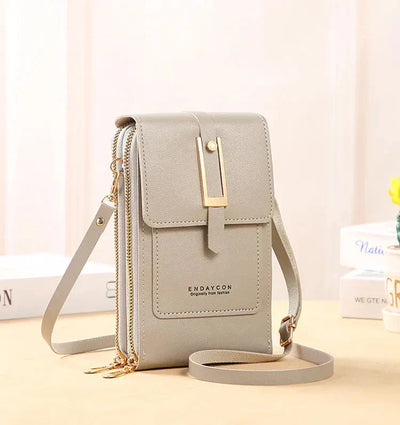 Greer | Sleek Vegan Leather Crossbody Bag