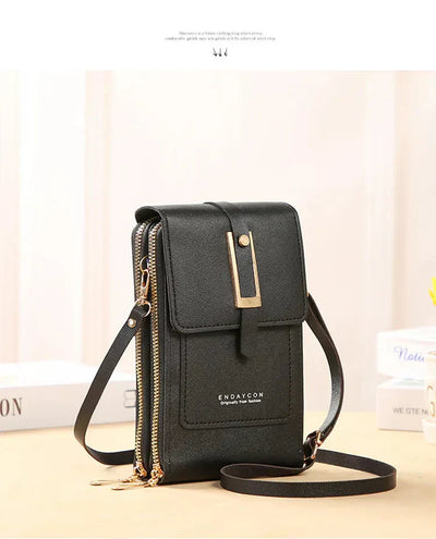 Greer | Sleek Vegan Leather Crossbody Bag