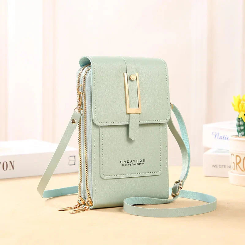 Greer | Sleek Vegan Leather Crossbody Bag