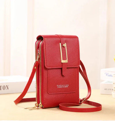 Greer | Sleek Vegan Leather Crossbody Bag