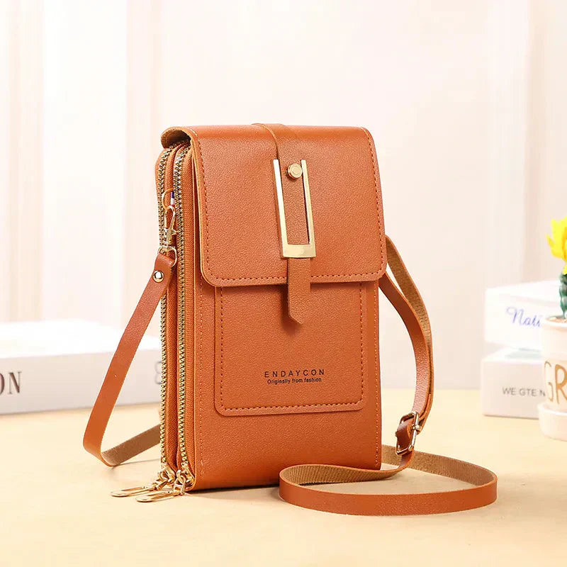 Greer | Sleek Vegan Leather Crossbody Bag