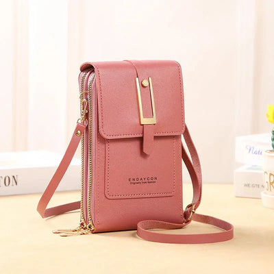 Greer | Sleek Vegan Leather Crossbody Bag