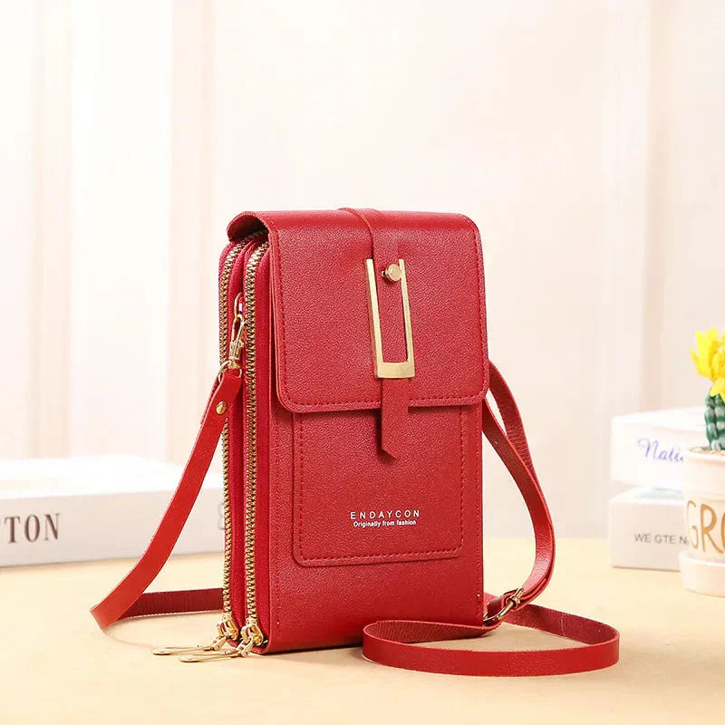 Greer | Sleek Vegan Leather Crossbody Bag