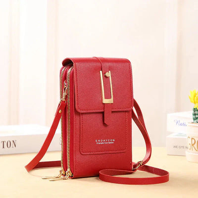 Greer | Sleek Vegan Leather Crossbody Bag